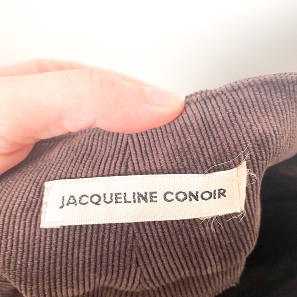 Vintage 80s Corduroy Mid Rise Flare Pants - Picture 3 of 7